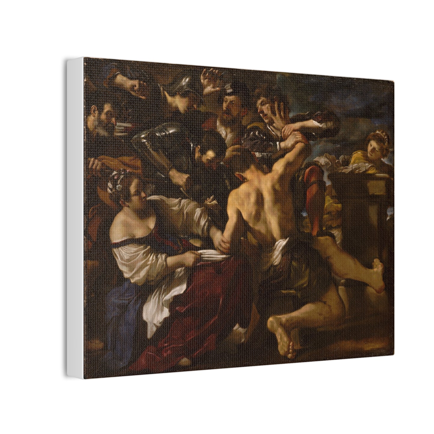 Baroque Religious Canvas Print – Dramatic Classical Art Stretched Canvas