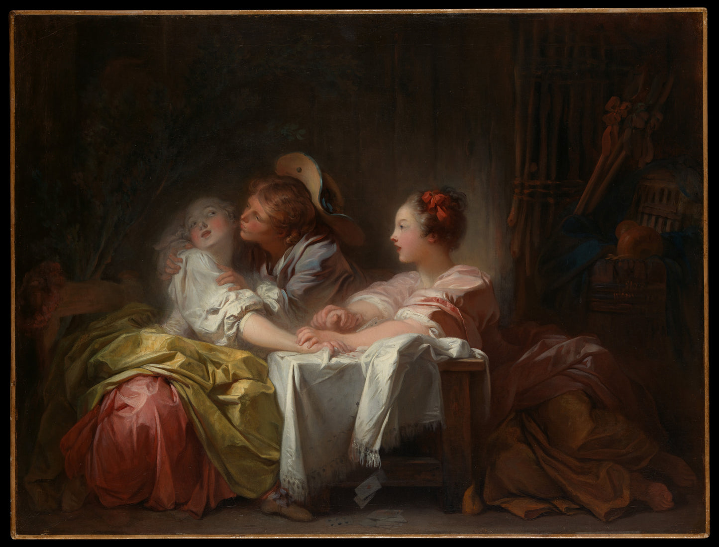 The Stolen Kiss — Museum Quality Canvas Print | Gallerivm
