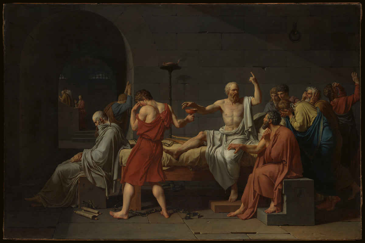 The Death of Socrates - Jacques Louis David