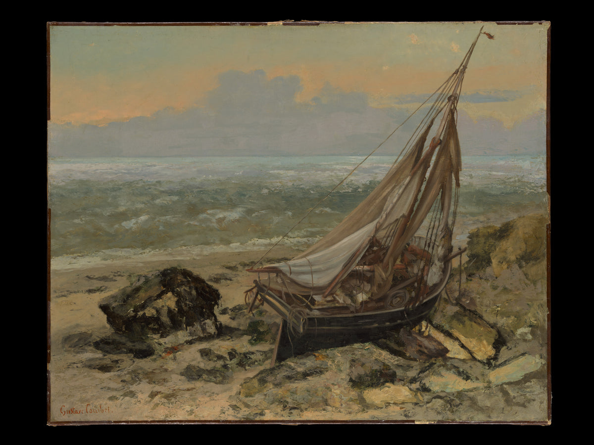 The Fishing Boat - Gustave Courbet