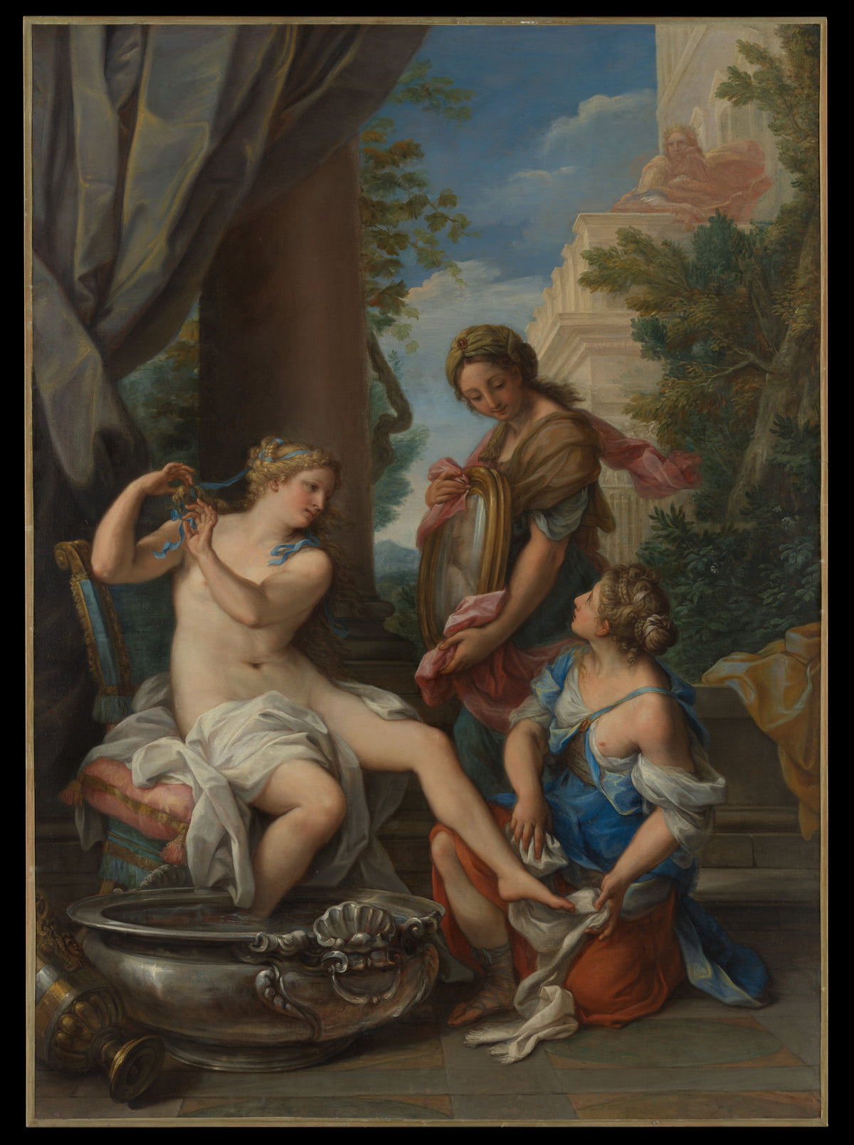 Bathsheba at Her Bath - Giuseppe Bartolomeo Chiari
