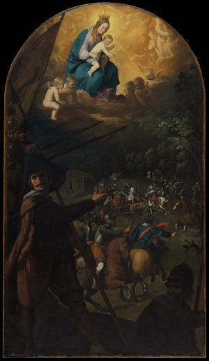 Battle between Christians and Muslims at El Sotillo - Francisco de Zurbarán 1