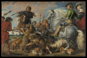 Wolf and Fox Hunt - Peter Paul Rubens 1