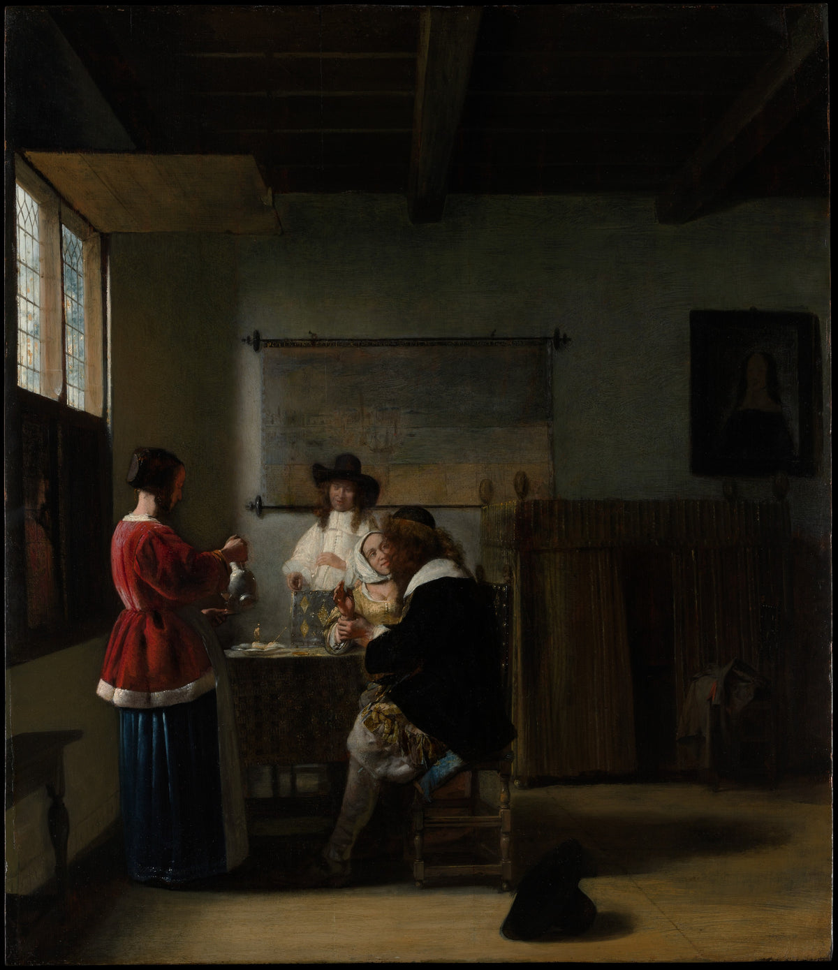 The Visit - Pieter de Hooch