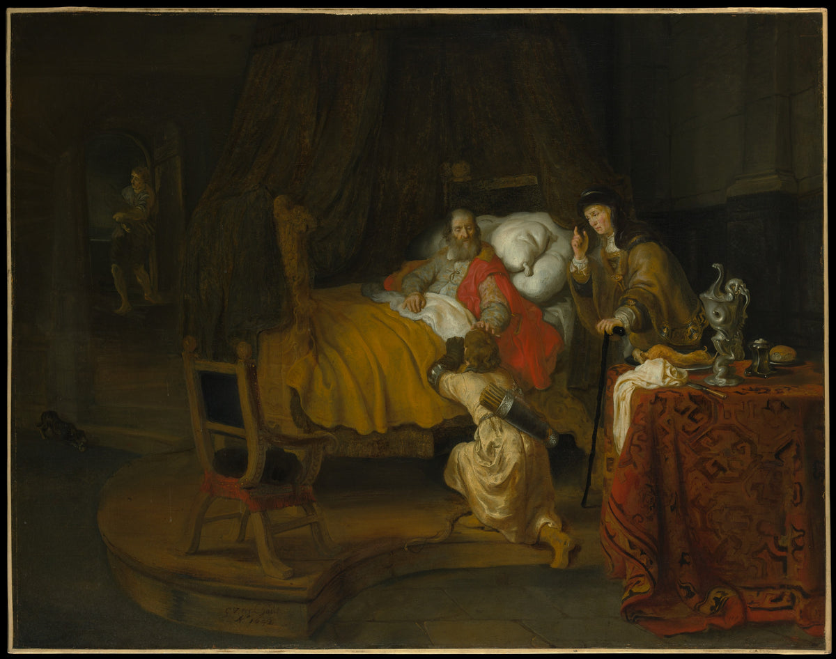 Isaac Blessing Jacob - Gerbrand van den Eeckhout