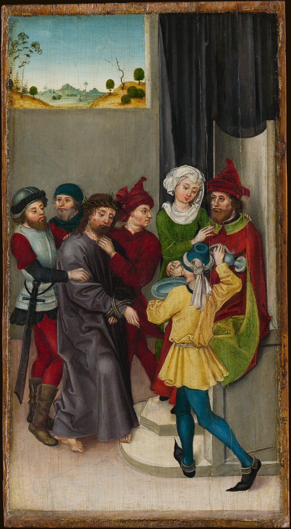 Christ before Pilate; The Resurrection - Ludwig Schongauer