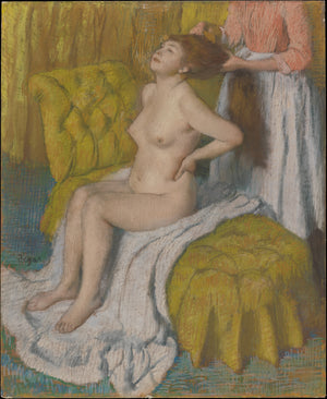 Woman Having Her Hair Combed - Edgar Degas 1