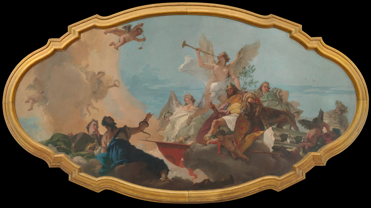 The Glorification of the Barbaro Family - Giovanni Battista Tiepolo