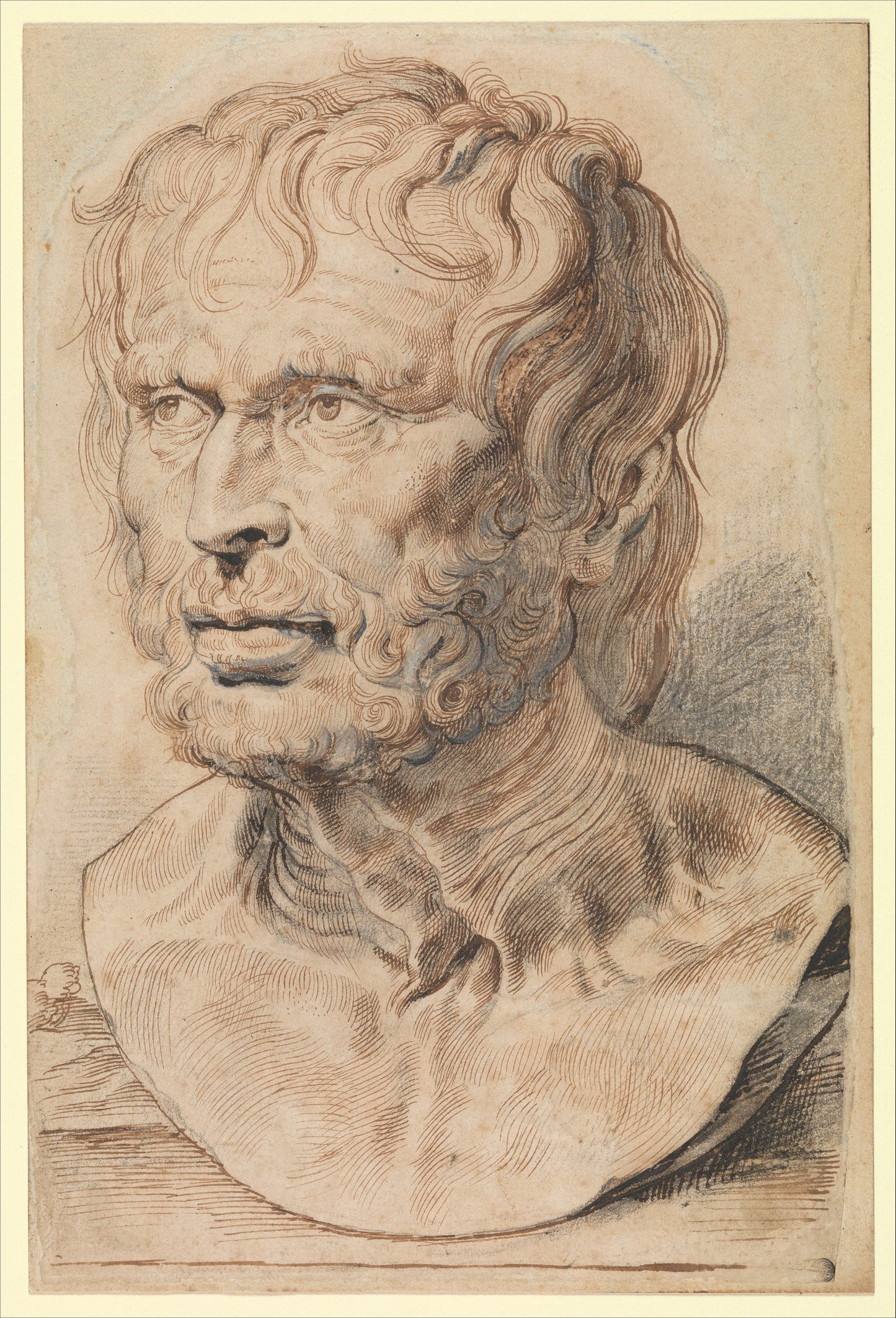 Bust of Pseudo-Seneca - Museum Quality Art Print by Wallmood