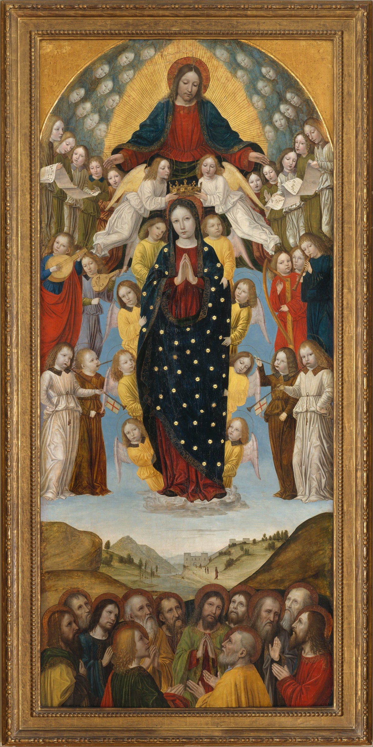 The Assumption of the Virgin - Bergognone (Ambrogio di Stefano da Fossano)