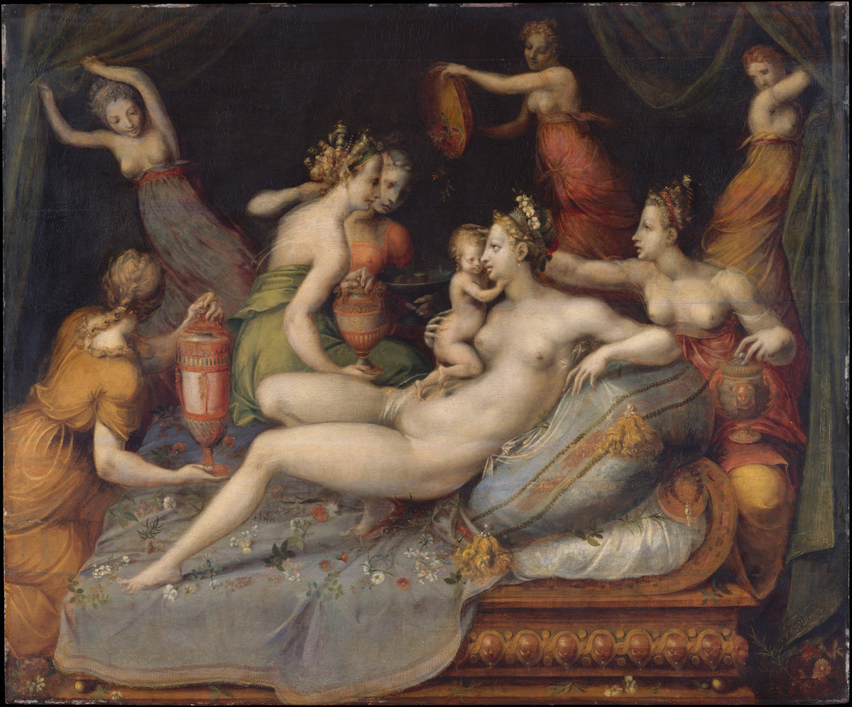 The Birth of Cupid - Master of Flora