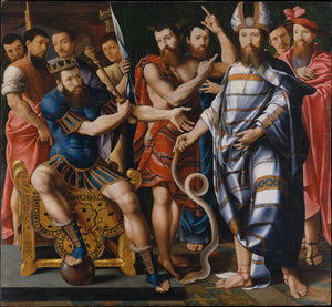 Moses and Aaron before Pharaoh: An Allegory of the Dinteville Family - Master of the Dinteville Allegory 1