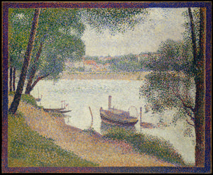 Gray Weather, Grande Jatte - Georges Seurat 1
