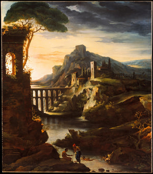 Evening: Landscape with an Aqueduct 1