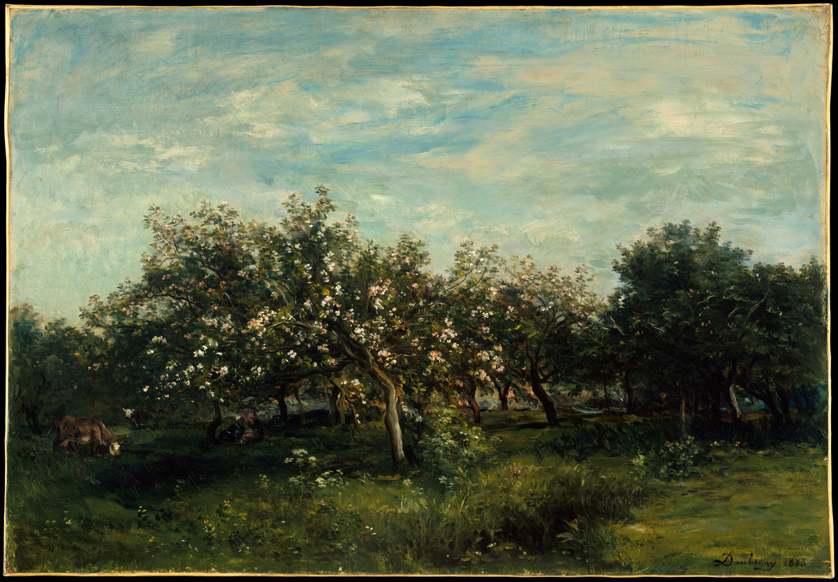 Apple Blossoms - Charles-François Daubigny