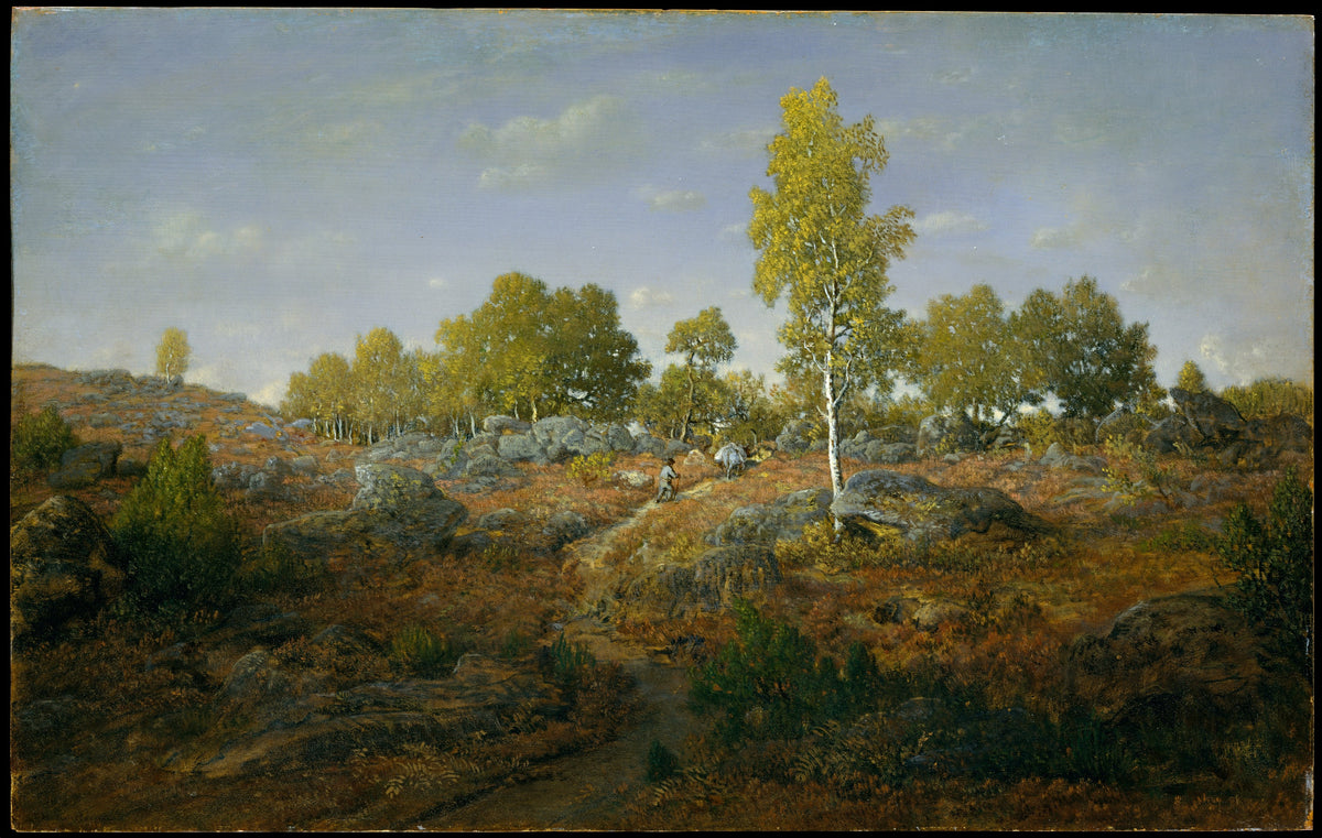 An Early Summer Morning in the Forest of Fontainebleau - Théodore Rousseau