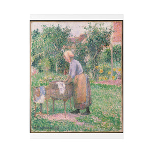 A Washerwoman at Eragny - Camille Pissarro 2