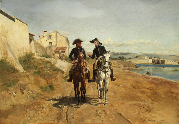 A General and His Aide-de-camp - Ernest Meissonier