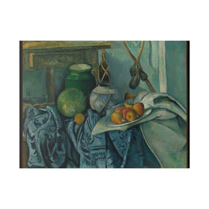 Still Life with a Ginger Jar and Eggplants - Paul Cézanne 2