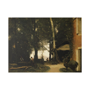 The Banks of the Seine at Conflans - Camille Corot 2