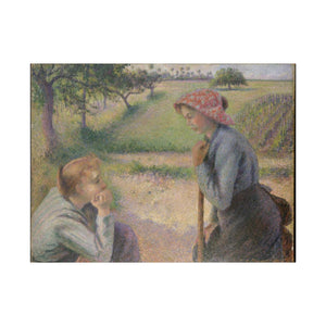 Two Young Peasant Women - Camille Pissarro 2