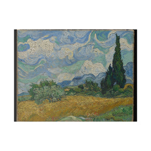 Wheat Field with Cypresses - Vincent van Gogh 2