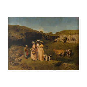 Young Ladies of the Village - Gustave Courbet 2