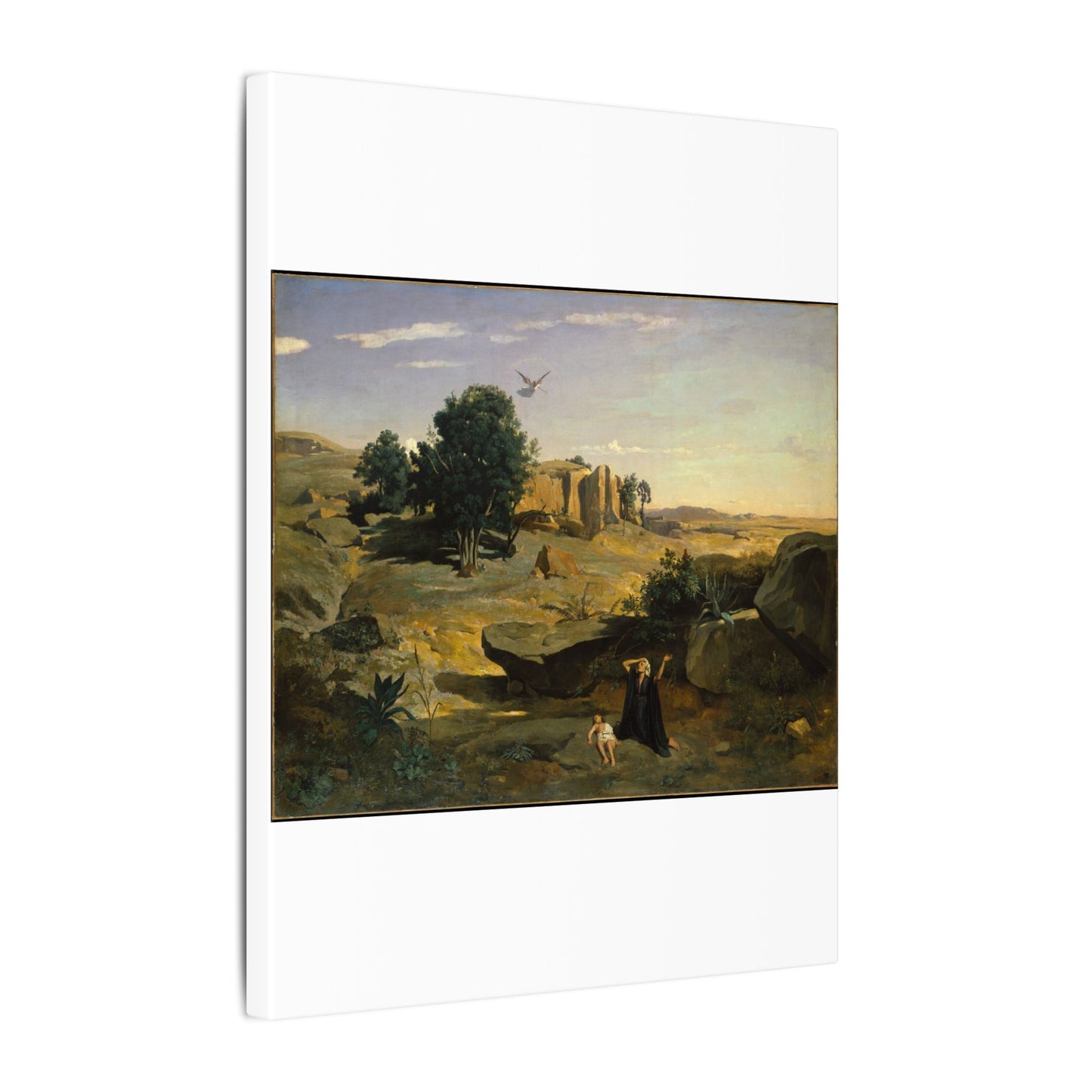 Hagar in the Wilderness - Camille Corot