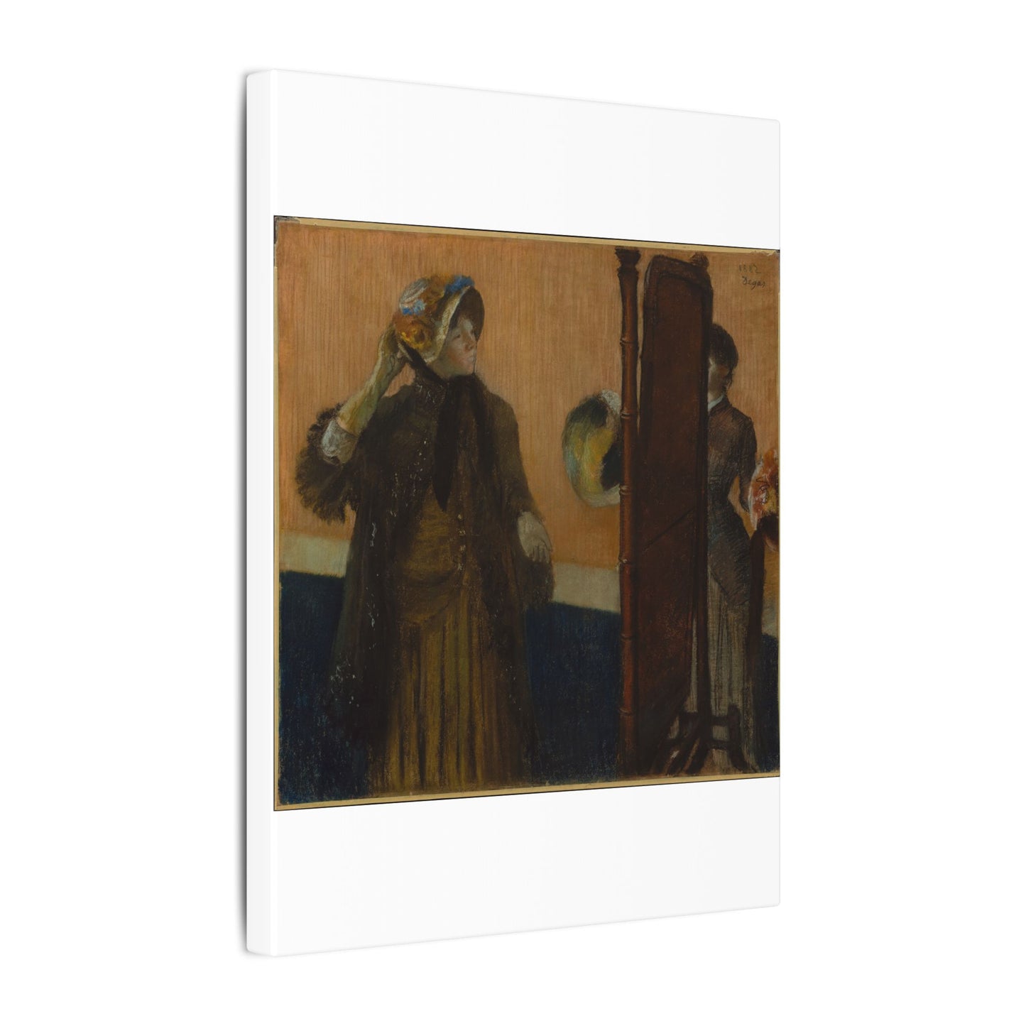At the Milliner's - Edgar Degas