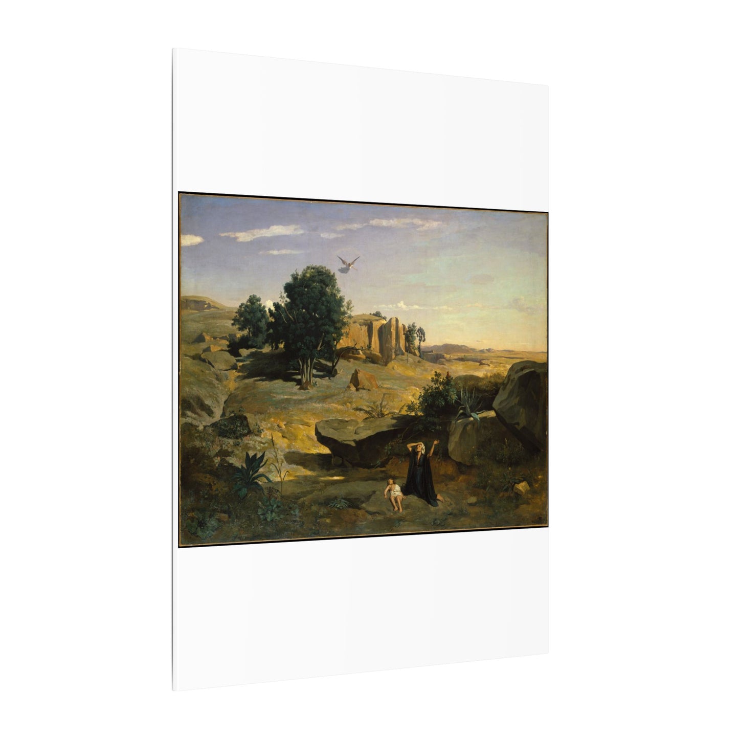 Hagar in the Wilderness - Camille Corot