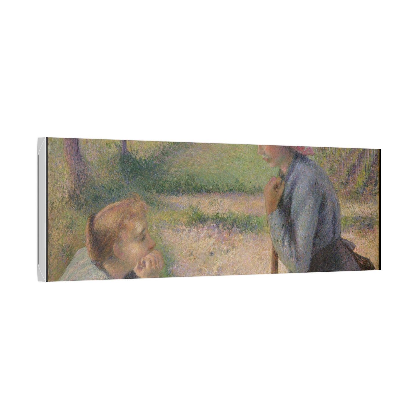 Two Young Peasant Women - Camille Pissarro