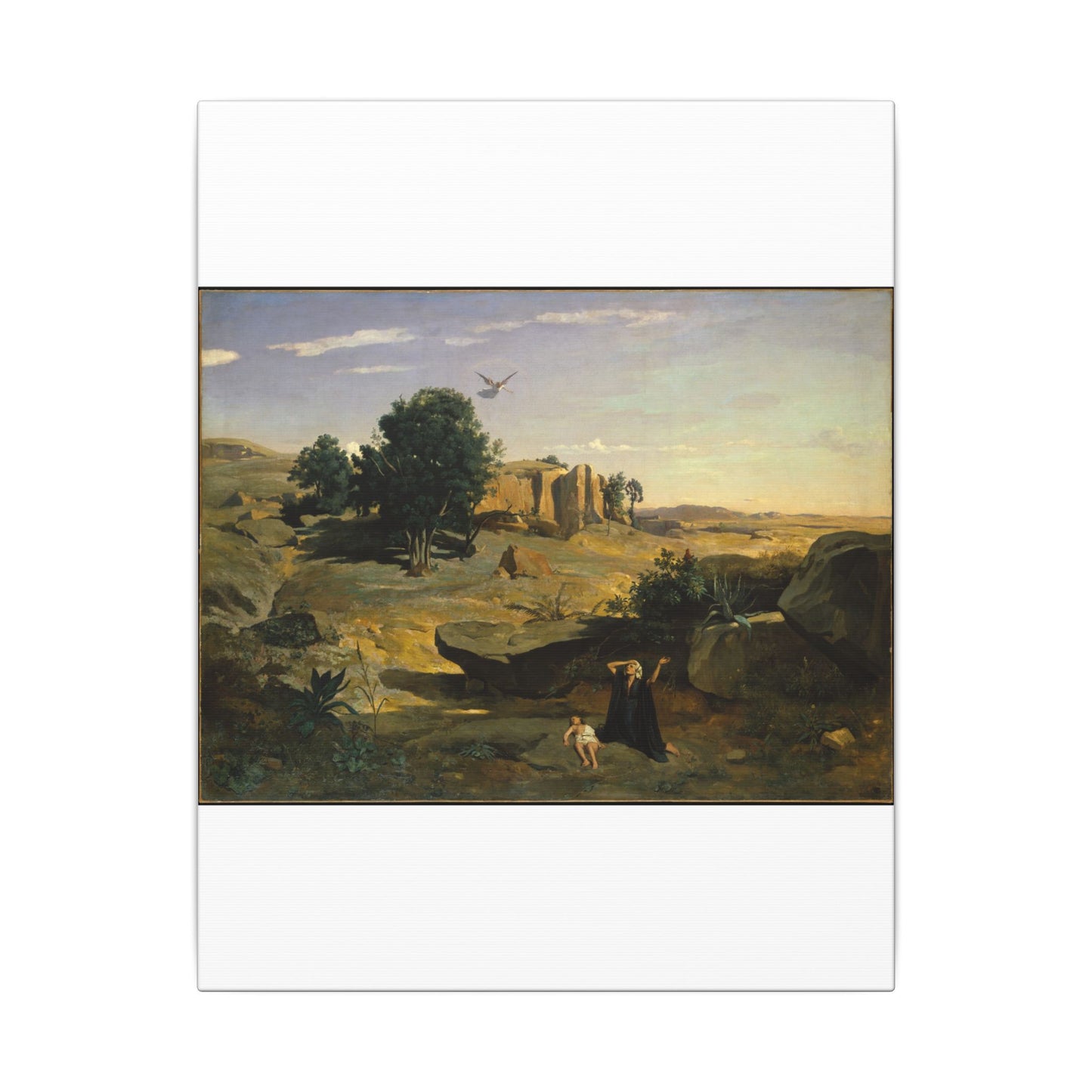 Hagar in the Wilderness - Camille Corot