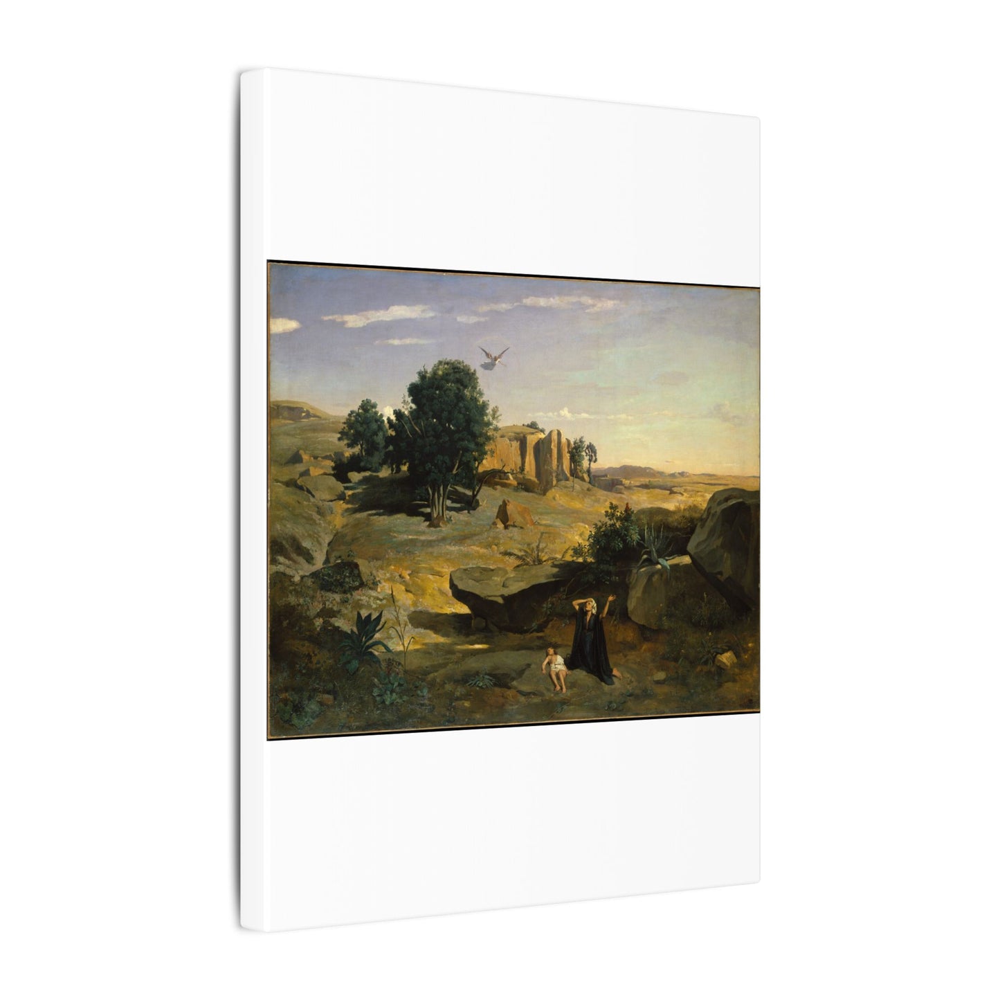 Hagar in the Wilderness - Camille Corot