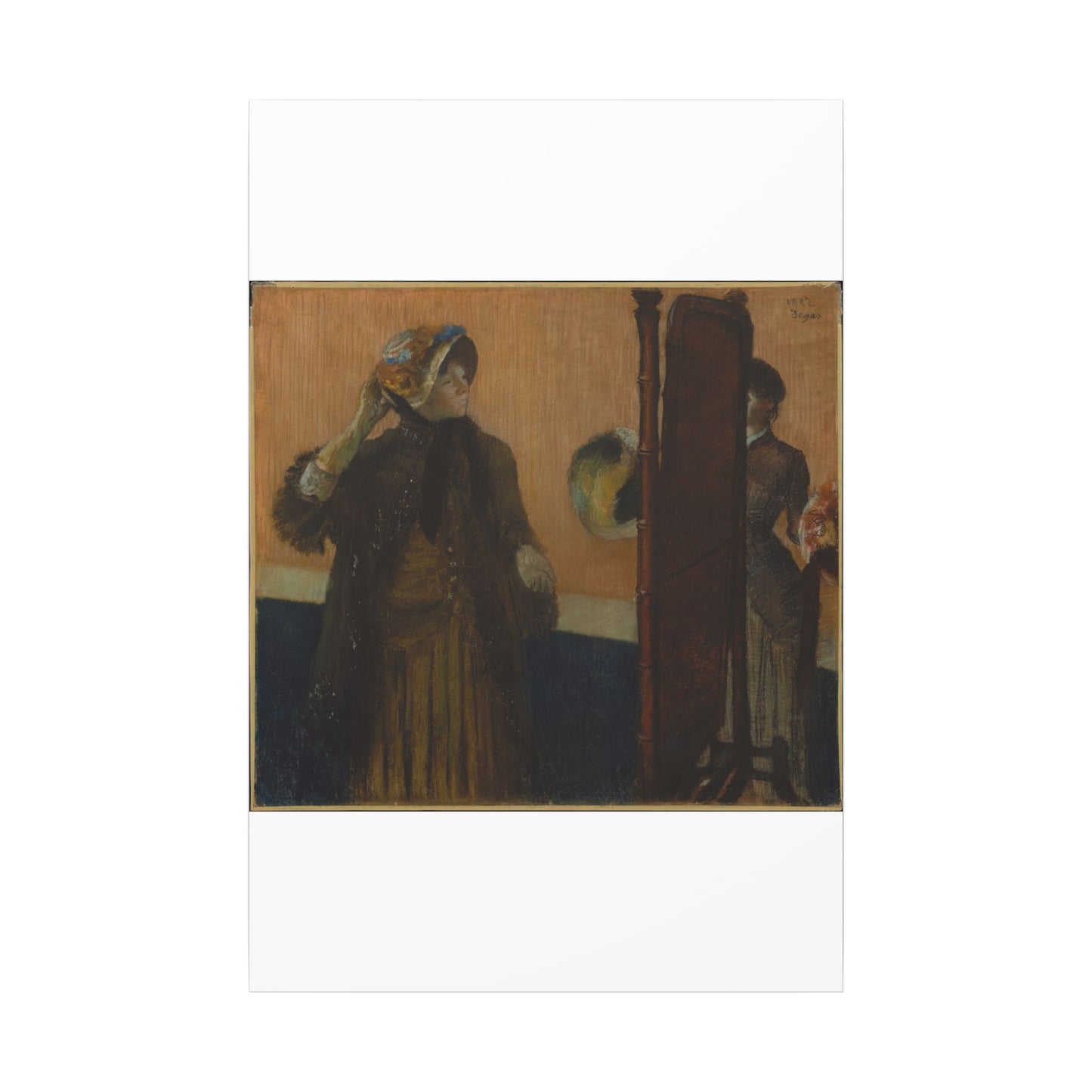 At the Milliner's - Edgar Degas
