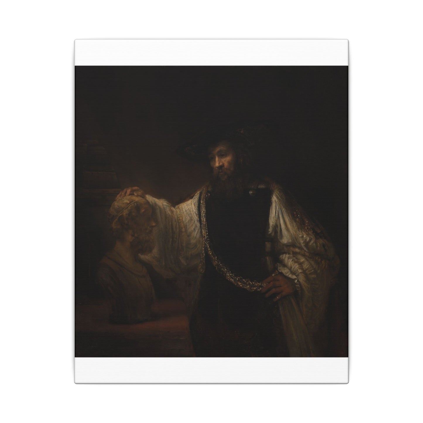 Aristotle with a Bust of Homer - Rembrandt van Rijn