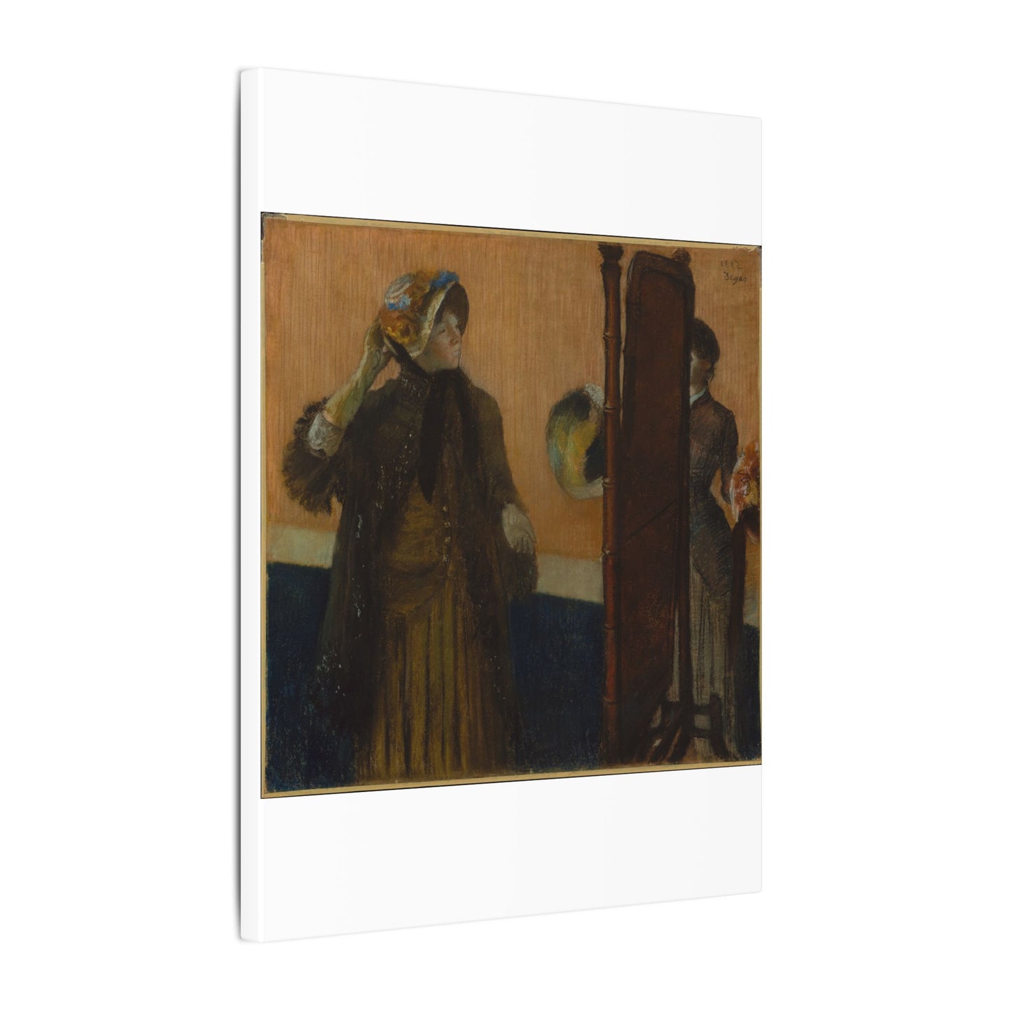 At the Milliner's - Edgar Degas
