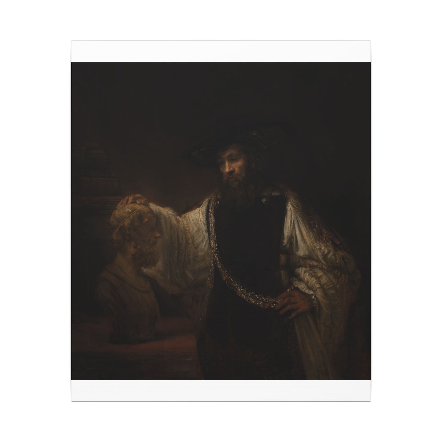 Aristotle with a Bust of Homer - Rembrandt van Rijn