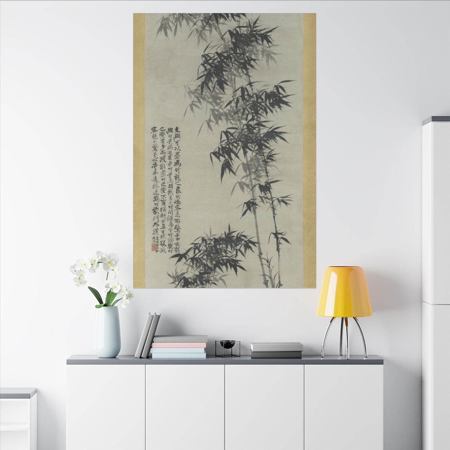 Bamboo in Wind and Rain - Shitao (Zhu Ruoji)