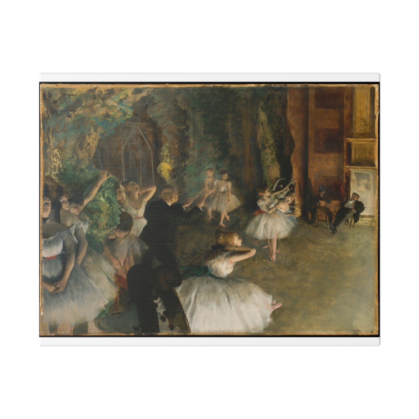 The Rehearsal of the Ballet Onstage