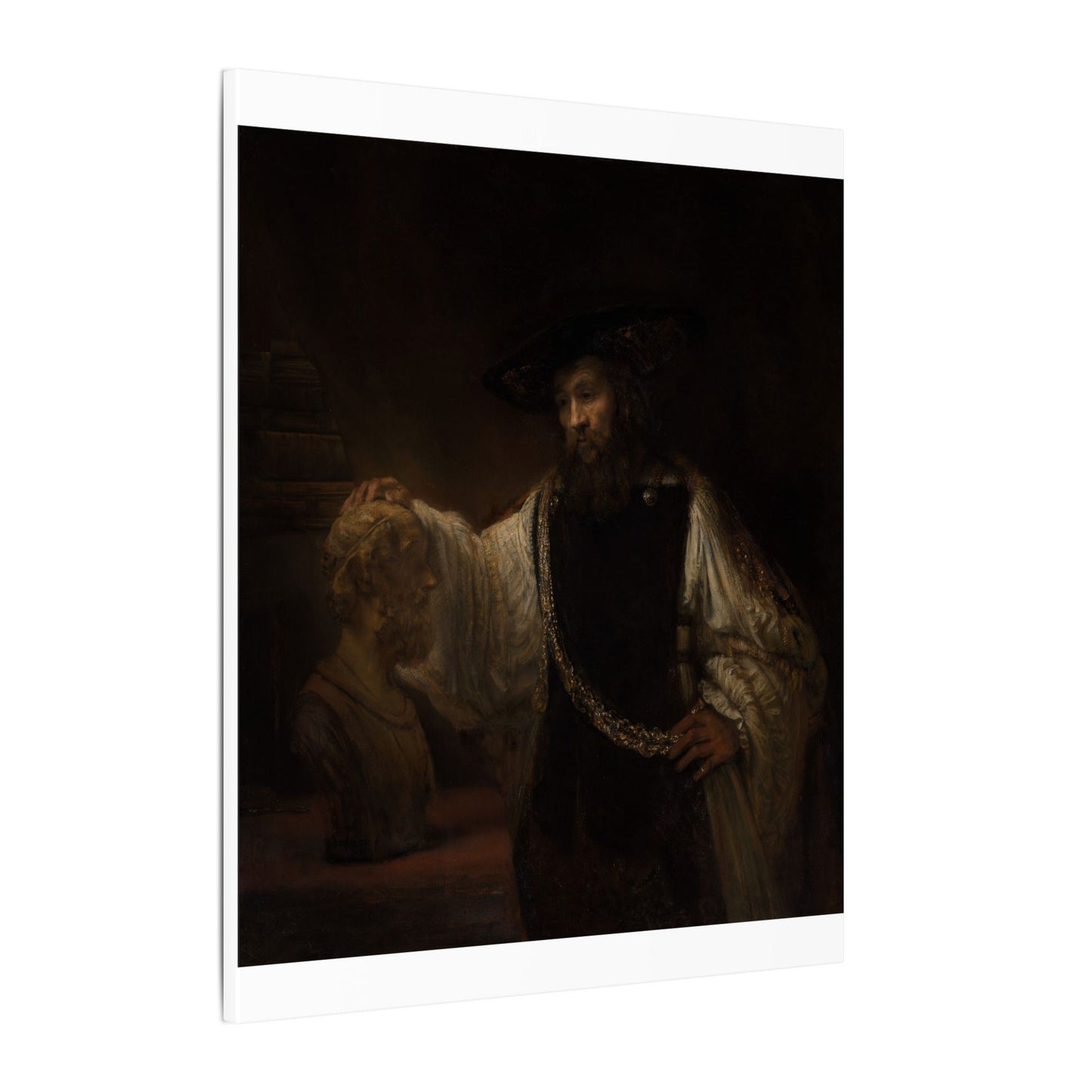 Aristotle with a Bust of Homer - Rembrandt van Rijn