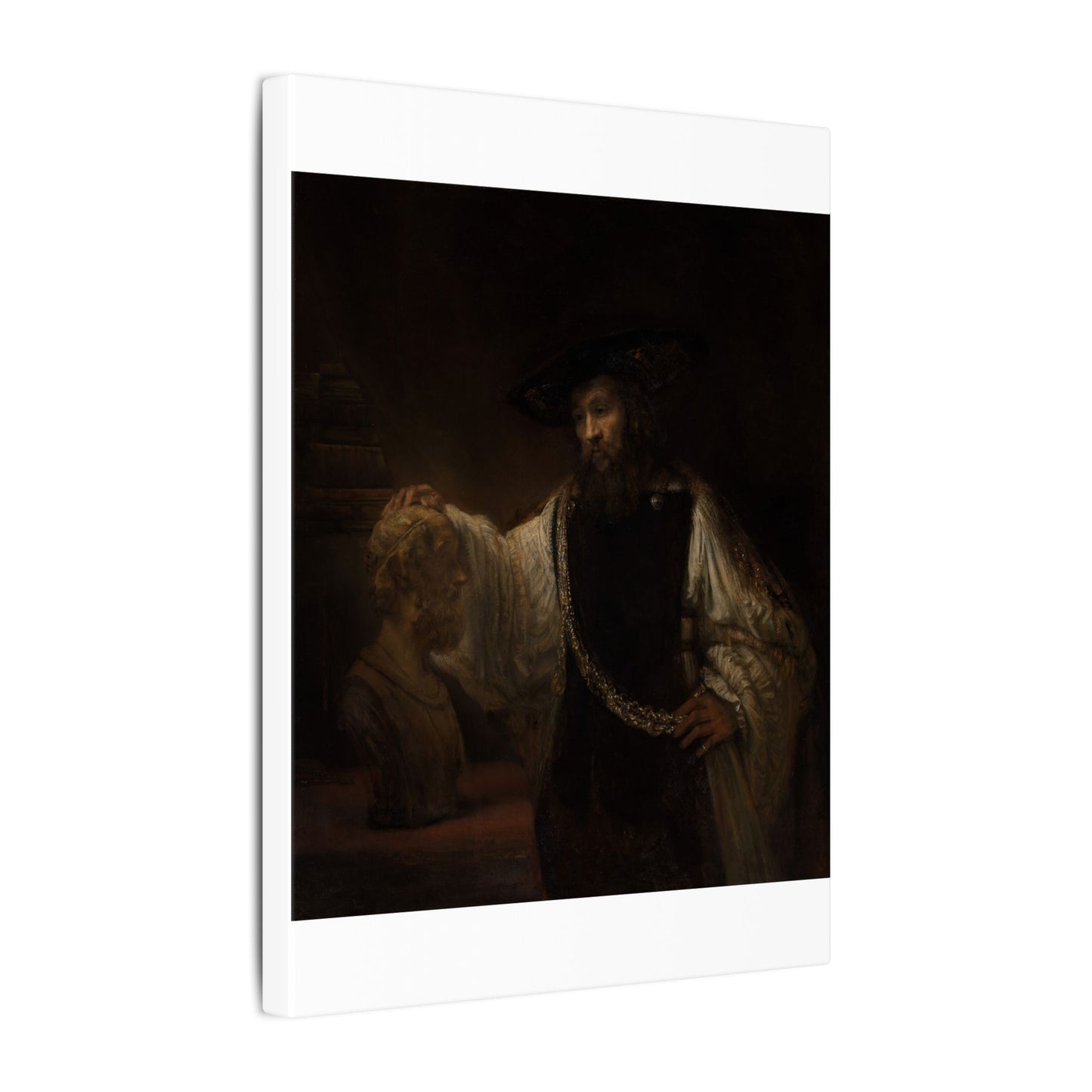 Aristotle with a Bust of Homer - Rembrandt van Rijn