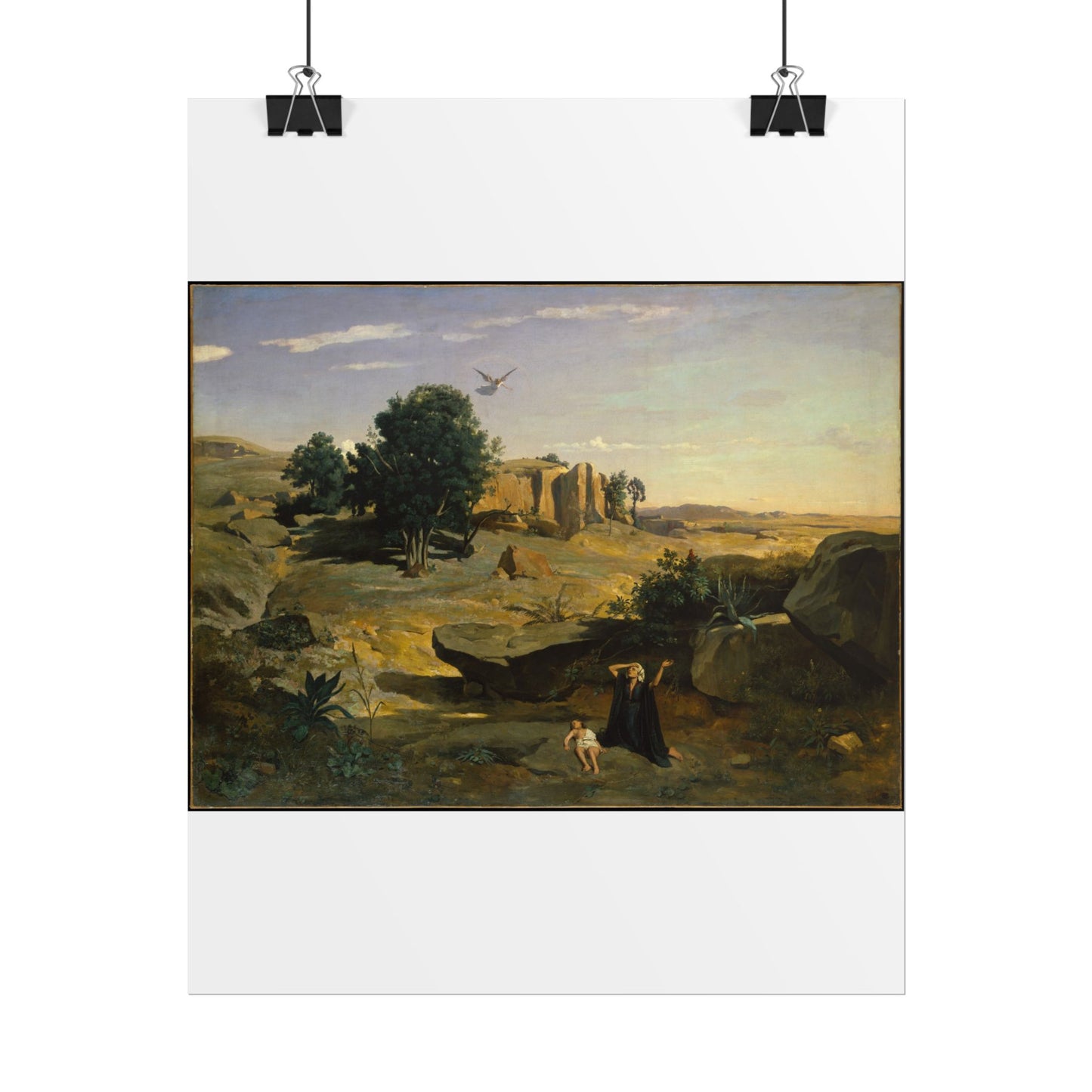 Hagar in the Wilderness - Camille Corot