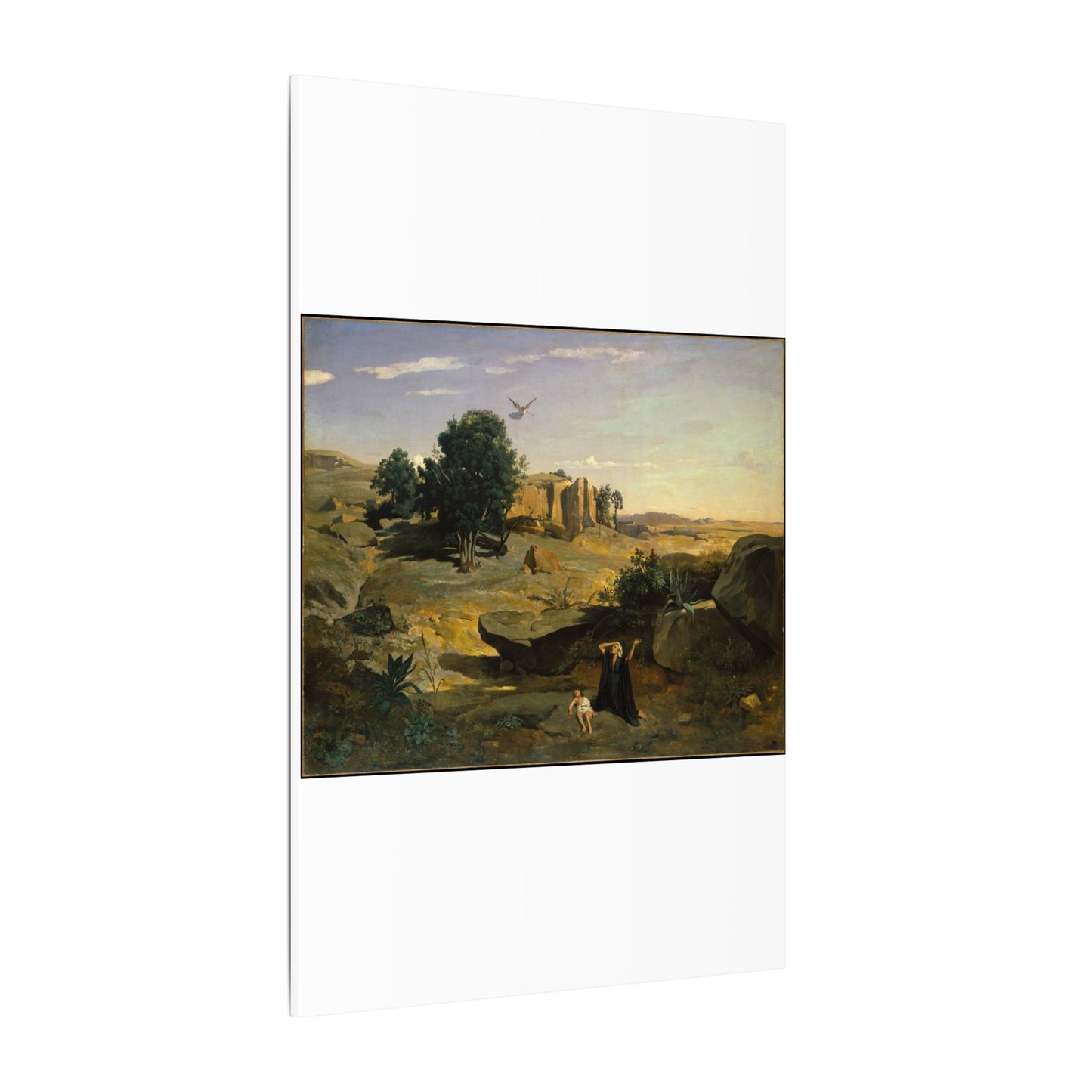 Hagar in the Wilderness - Camille Corot