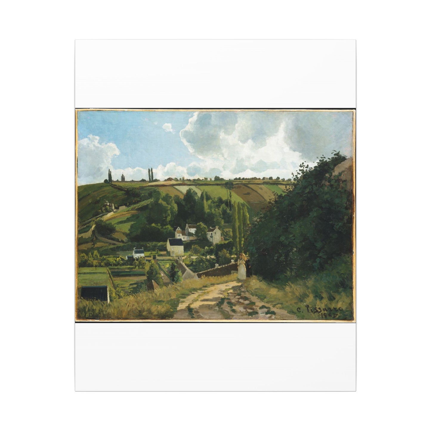 Jalais Hill, Pontoise - Camille Pissarro