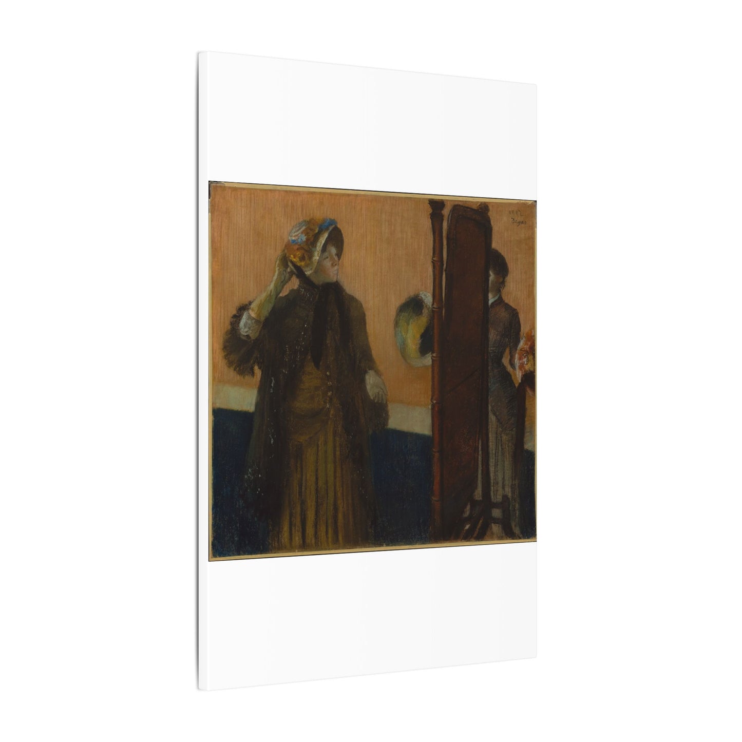At the Milliner's - Edgar Degas