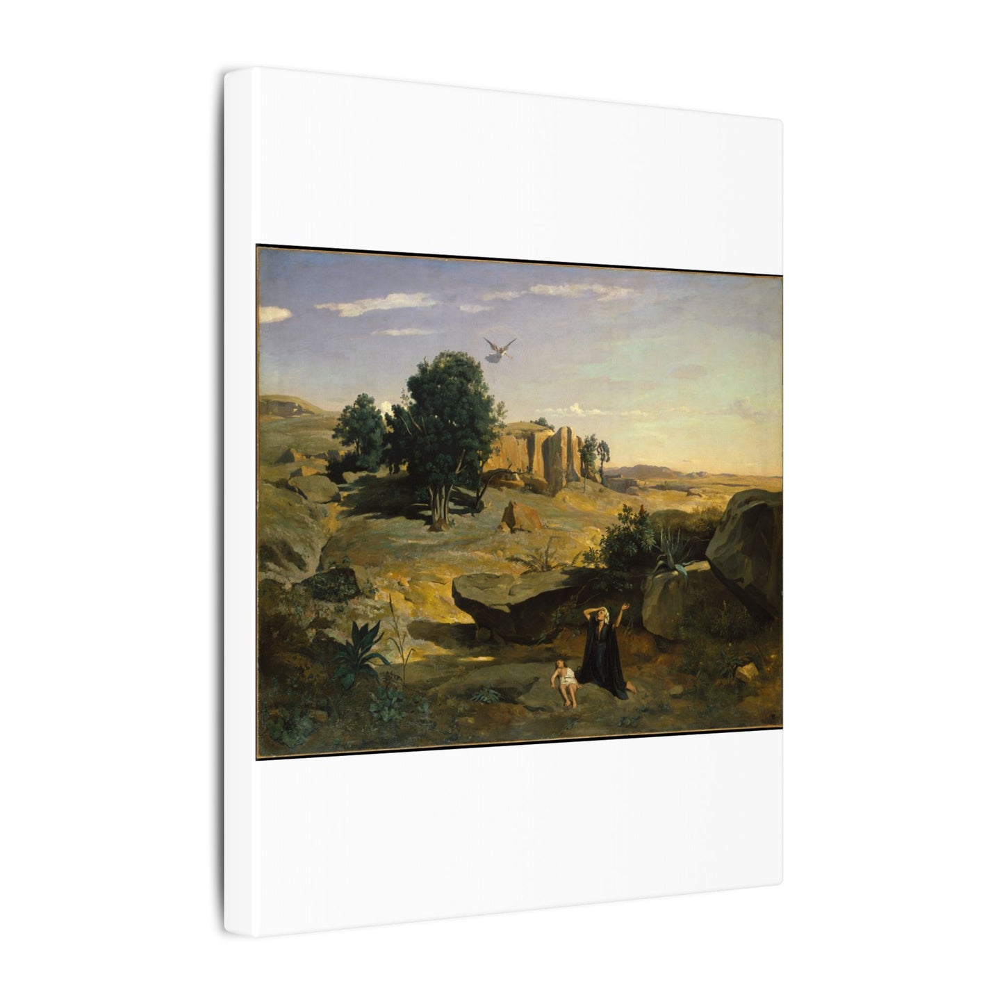 Hagar in the Wilderness - Camille Corot