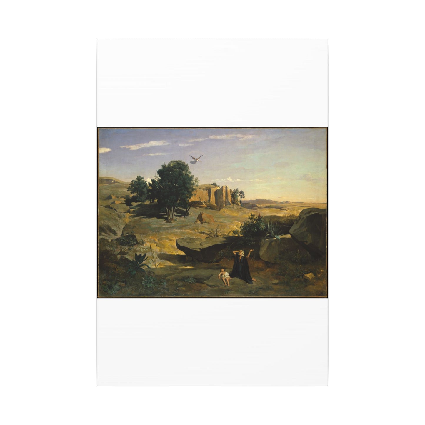 Hagar in the Wilderness - Camille Corot