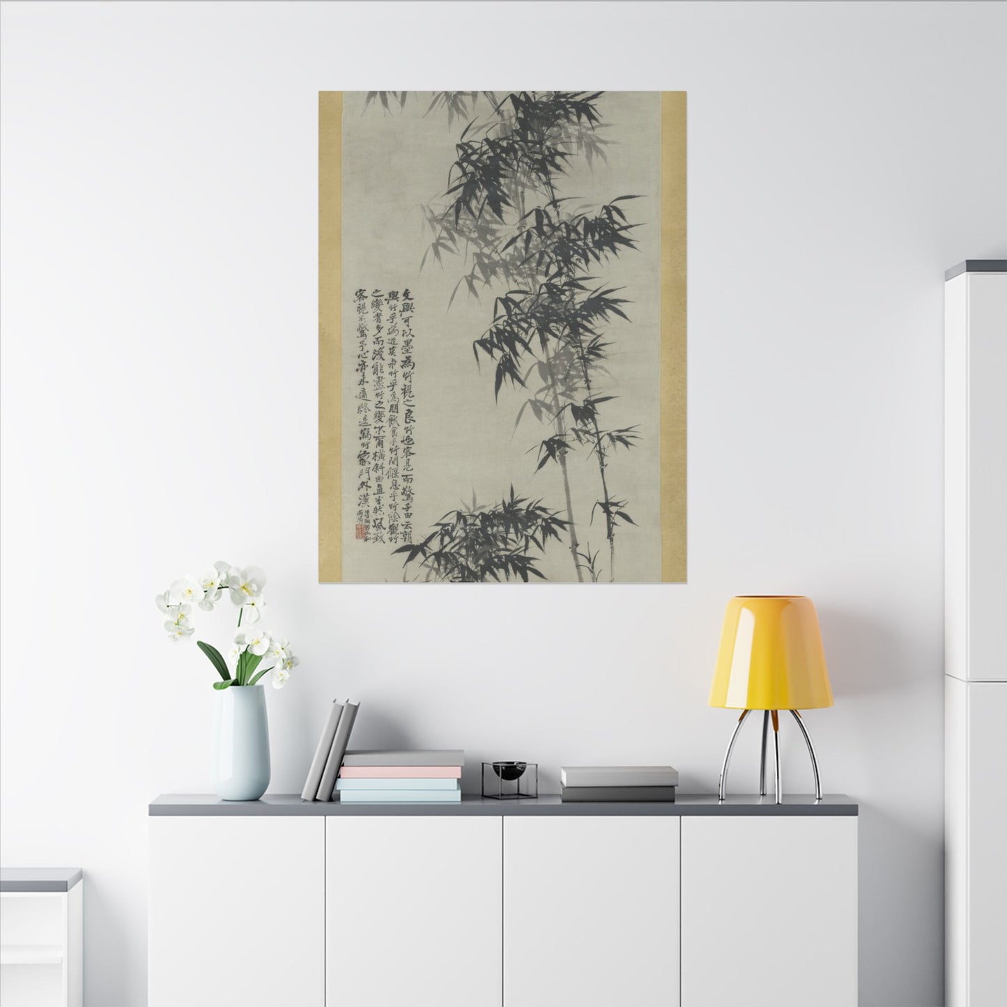 Bamboo in Wind and Rain - Shitao (Zhu Ruoji)