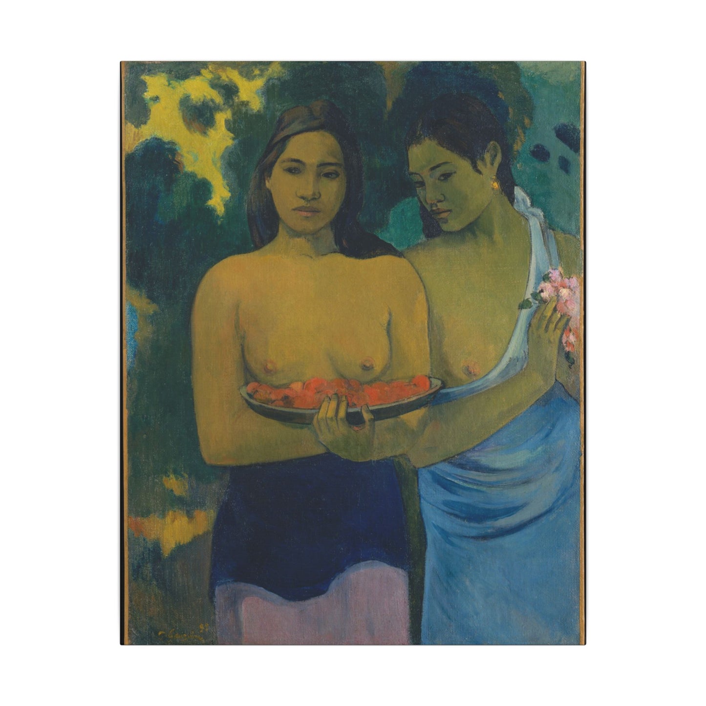 Two Tahitian Women - Paul Gauguin