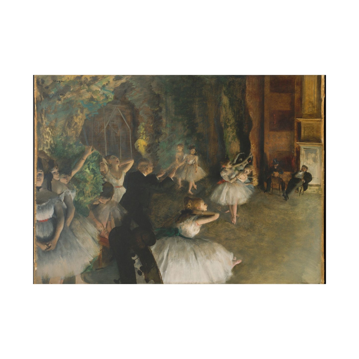 The Rehearsal of the Ballet Onstage